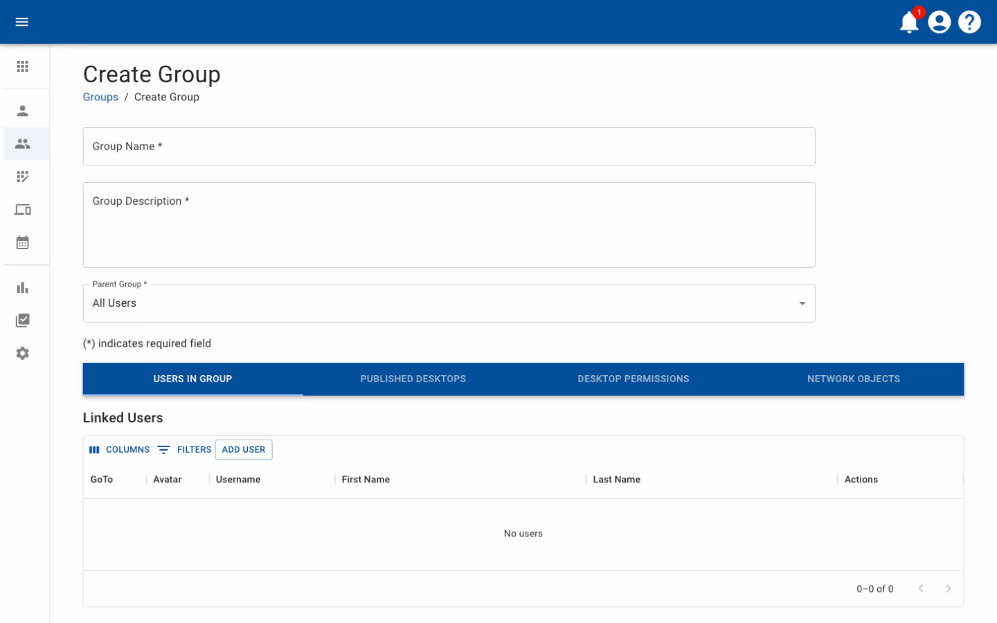 Tru platform onboarding user interface
