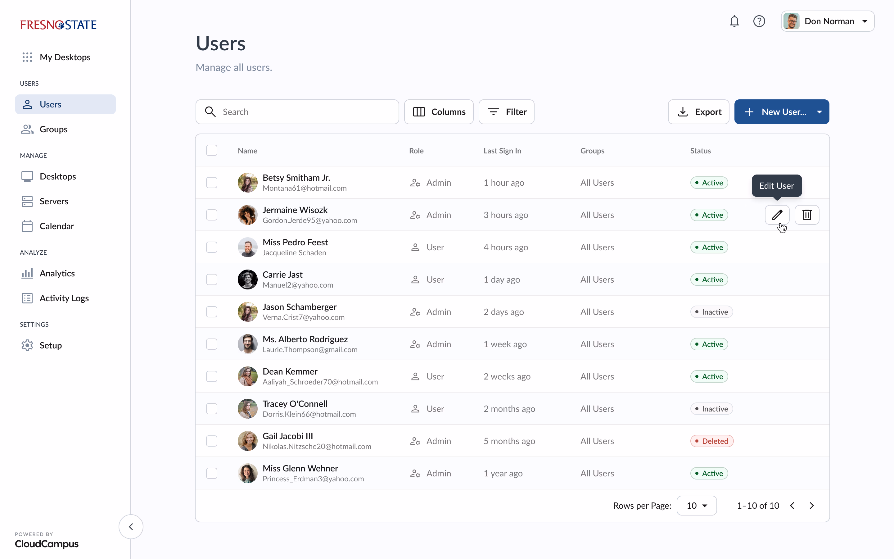 Tru Identity dashboard screenshot